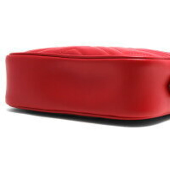 Gucci GG Marmont Shoulder Bag Hibiscus Red - Picture 3 of 5